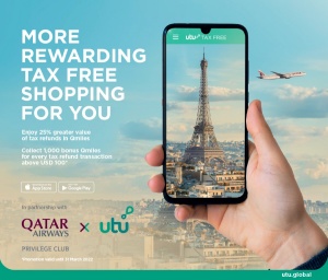 Qatar Airways Privilege Club and utu partner to redefine tax-free shopping for travellers